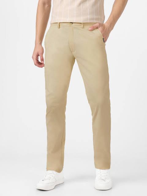 Spring Summer Ivory Cotton Chino Trousers – Lightweight & Stylish