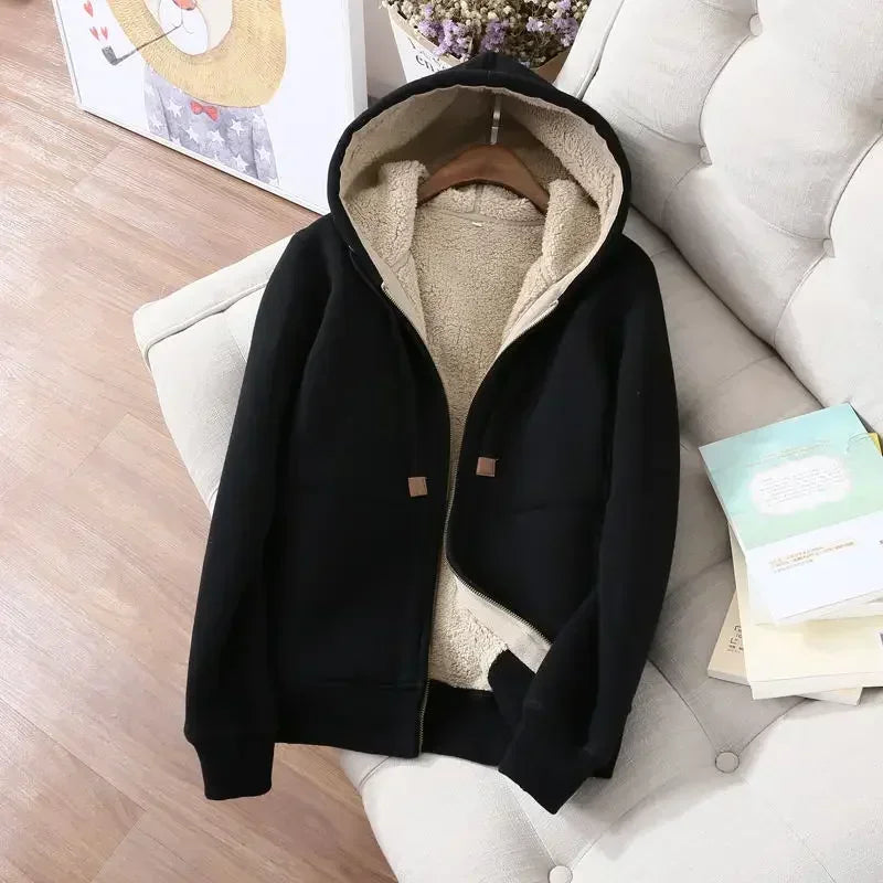 Autumn Winter Long Sleeve Sweatshirt Jacket – Cozy & Stylish Outerwear